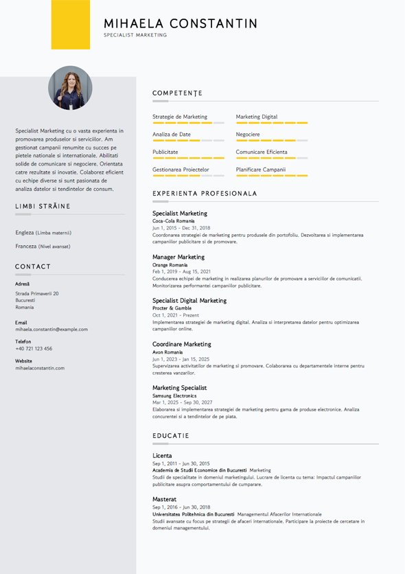 Specialist în marketing