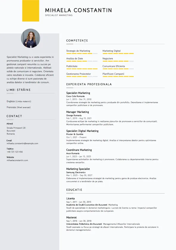 Specialist în marketing